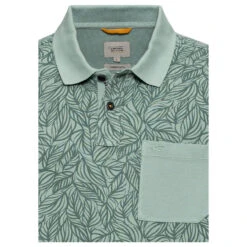 Camel Active Herren Piqué Poloshirt Soft Mint Leaf -Modebekleidungs Geschäft camel active poloshirt tuerkis 34 detail vorne