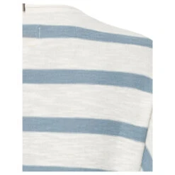 Camel Active Damen 3/4 Arm Shirt Shadow Blue Fantasy -Modebekleidungs Geschäft camel active pullover blau 43 detail hinten