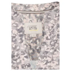 Camel Active Damen Langarm Bluse Grey Leo 6 Camel Active Damen Langarm Bluse Grey Leo -Modebekleidungs Geschäft camel active shirt bluse muster grau pink 95 detail vorn