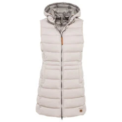 Camel Active Damen Long Weste Almond