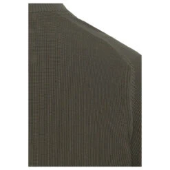 Camel Active Herren Strickjacke Olive -Modebekleidungs Geschäft camel active strickjacke leaf green 91 detail hinten