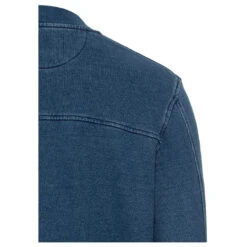Camel Active Herren Sweatjacke Night Blue Denim -Modebekleidungs Geschäft camel active sweatjacket sweatjacke blau 47 detail hinten