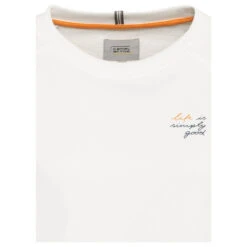 Camel Active Damen Sweatshirt Milk White Back Print 7 Camel Active Damen Sweatshirt Milk White Back Print -Modebekleidungs Geschäft camel active sweatshirt weiss 86 detail vorne