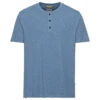 Camel Active Herren T-Shirt Henley Cloudy Blue