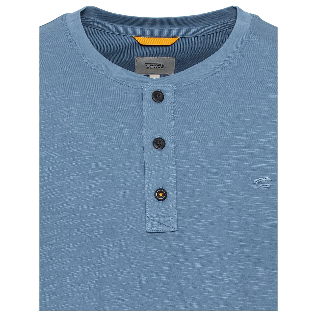 Camel Active Herren T-Shirt Henley Cloudy Blue 3 Camel Active Herren T-Shirt Henley Cloudy Blue – Bild 3