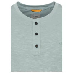 Camel Active Herren T-Shirt Henley Soft Mint 6 Camel Active Herren T-Shirt Henley Soft Mint -Modebekleidungs Geschäft camel active t shirt tuerkis 34 detail vorne