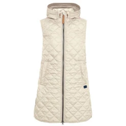 Camel Active Damen Long Weste Light Sage