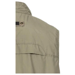 Camel Active Herren Weste Light Khaki -Modebekleidungs Geschäft camel active vest weste gruen 31 detail hinten