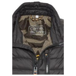 Camel Active Herren Weste Asphalt Grey -Modebekleidungs Geschäft camel active weste schwarz 88 ansicht detail