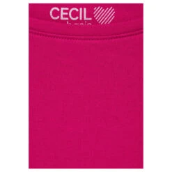 Cecil Damen 3/4 Arm Shirt Basic Boatneck Pink Sorbet -Modebekleidungs Geschäft cecil 3 4 arm basic boatneck shirt rosa 15597 detail