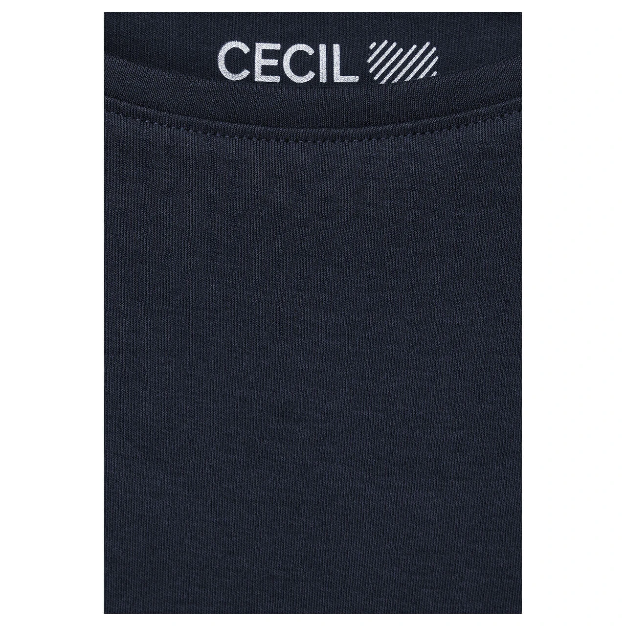 Cecil Damen 3/4 Arm Shirt Basic Boatneck Universal Blue 5 Cecil Damen 3/4 Arm Shirt Basic Boatneck Universal Blue – Bild 5