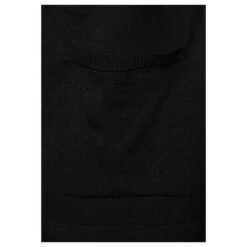 Cecil Damen Long Strickjacke Basic Open Cardigan Black 9 Cecil Damen Long Strickjacke Basic Open Cardigan Black -Modebekleidungs Geschäft cecil basic open cardigan strickjacke schwarz 10001 detail