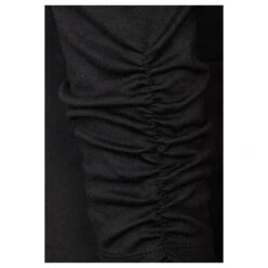 Cecil Damen Sweat Blazer Black 10 Cecil Damen Sweat Blazer Black -Modebekleidungs Geschäft cecil blazer gathering detail schwarz 10001 detail