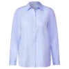 Cecil Damen Langarm Bluse Stripe Structure Soft Real Blue