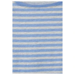 Cecil Damen 3/4 Arm Shirt Boatneck Melange Stripe Soda Blue -Modebekleidungs Geschäft cecil boatneck melange stripe 3 4 arm shirt blau 25568 detail