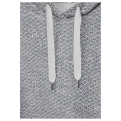 Cecil Damen Hoodie Sweatshirt Bouclé Casual Denim Blue -Modebekleidungs Geschäft cecil boucle hoody shirt kapuzenshirt blau 35453 detail