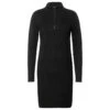 Cecil Damen Langarm Kleid Cozy Zip Troyer Black