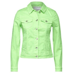 Cecil Damen Jeansjacke Matcha Lime