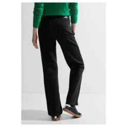 Cecil Neele Jeans Black -Modebekleidungs Geschäft cecil jeans neele schwarz 10001 model hinten