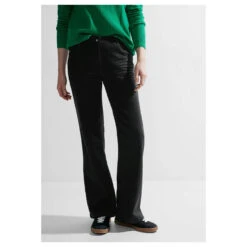 Cecil Neele Jeans Black -Modebekleidungs Geschäft cecil jeans neele schwarz 10001 model vorne