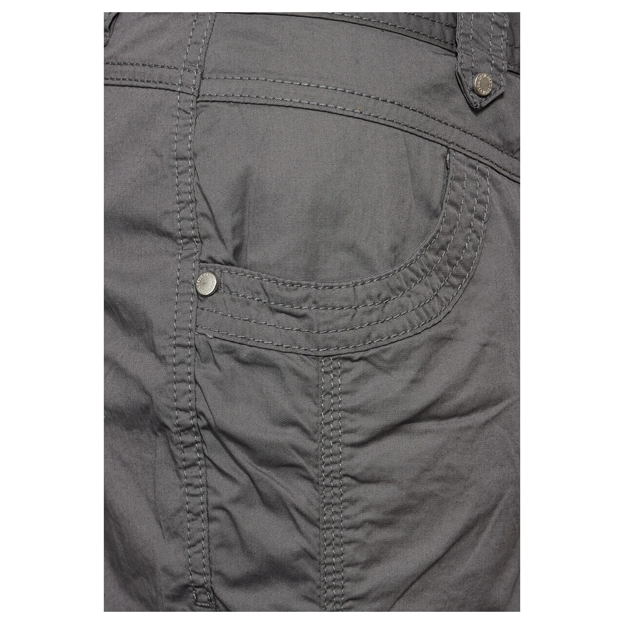 Cecil New York Capri Papertouch 3/4 Baumwollhose Soft Iron Grey 9 Cecil New York Capri Papertouch 3/4 Baumwollhose Soft Iron Grey – Bild 9