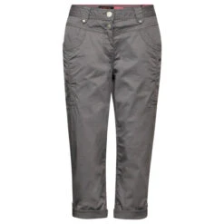 Cecil New York Capri Papertouch 3/4 Baumwollhose Soft Iron Grey