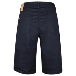 Cecil New York Baumwoll Shorts Deep Blue -Modebekleidungs Geschäft cecil jeans new york shorts dunkelblau 10128 hinten