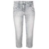 Cecil Scarlett Capri 3/4 Jeans Grey Washed