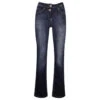 Cecil Toronto Bootcut Jeans Dark Blue Destroyed