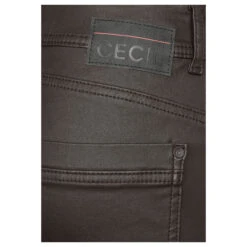 Cecil Toronto Jeans Chocolate Torte Coated 14 Cecil Toronto Jeans Chocolate Torte Coated -Modebekleidungs Geschäft cecil jeans toronto coated mid waist braun 15234 ansicht detail hinten