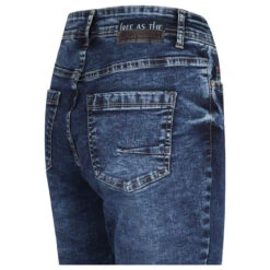 Cecil Toronto Kick Flare 7/8 Jeans Mid Blue 16 Cecil Toronto Kick Flare 7/8 Jeans Mid Blue -Modebekleidungs Geschäft cecil jeans toronto kick flare mid blue 10281 detail hinten