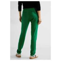 Cecil Tracey Ankle Hose Easy Green 11 Cecil Tracey Ankle Hose Easy Green -Modebekleidungs Geschäft cecil jeans tracey zip solid gruen 15069 model hinten