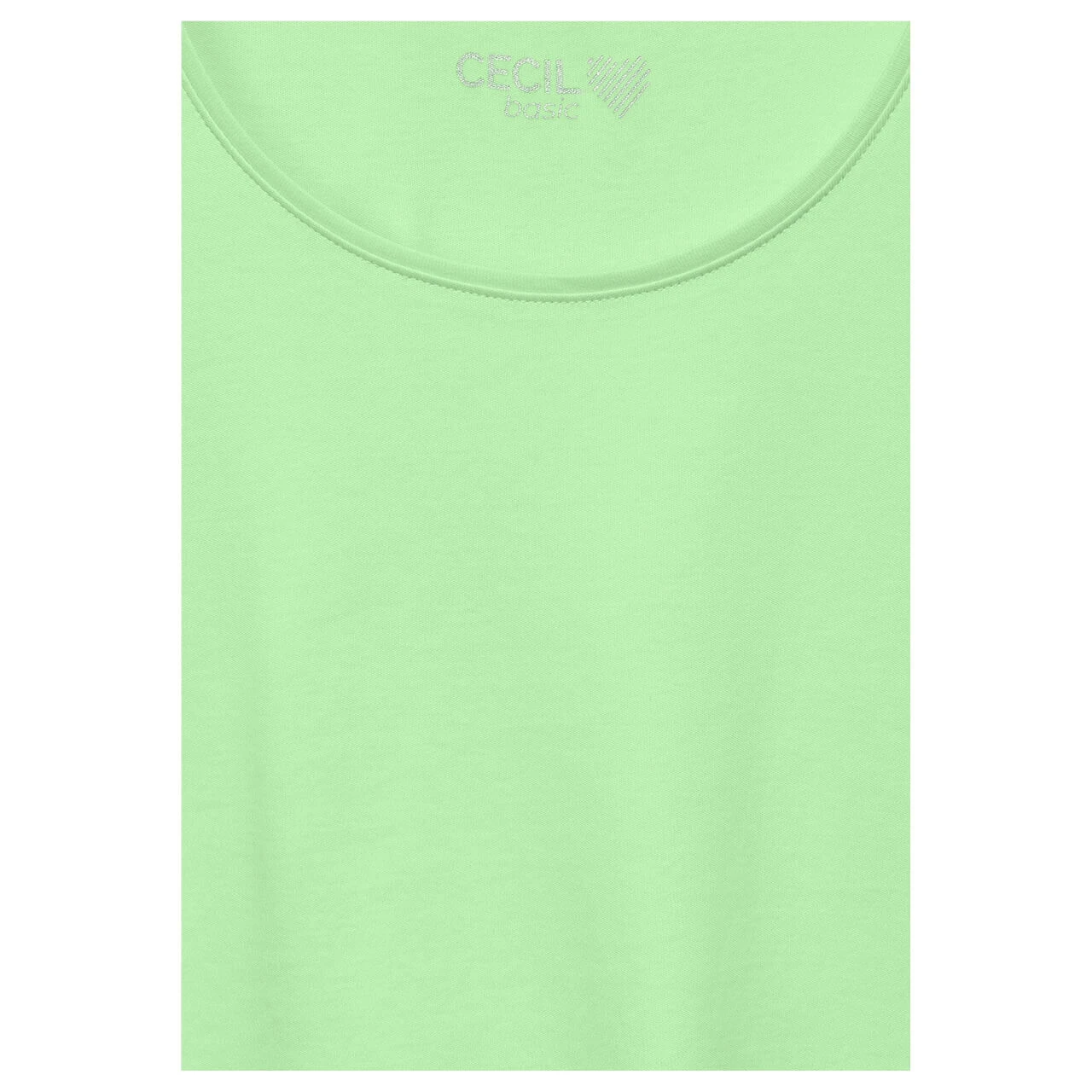 Cecil Damen T-Shirt Lena Matcha Lime 5 Cecil Damen T-Shirt Lena Matcha Lime – Bild 5