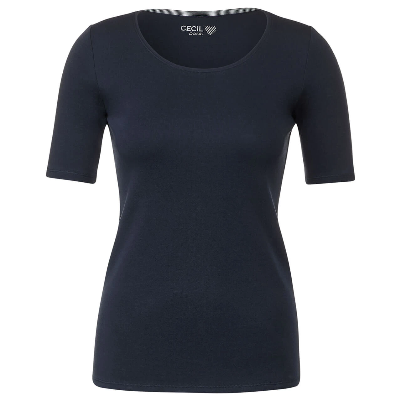 Cecil Damen T-Shirt Lena Universal Blue 1 Cecil Damen T-Shirt Lena Universal Blue