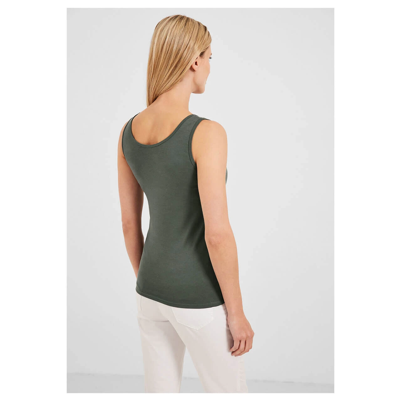 Cecil Linda Top Sporty Khaki 3 Cecil Linda Top Sporty Khaki – Bild 3
