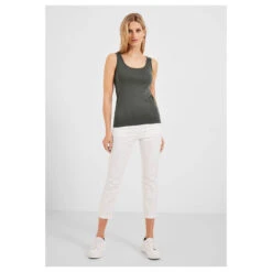 Cecil Linda Top Sporty Khaki 8 Cecil Linda Top Sporty Khaki -Modebekleidungs Geschäft cecil linda top gruen 14923 vorne