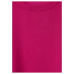 Cecil Damen Kurzarm Sweatshirt Pink Sorbet 9 Cecil Damen Kurzarm Sweatshirt Pink Sorbet -Modebekleidungs Geschäft cecil modal short sleeve sweatshirt rosa 15597 detail