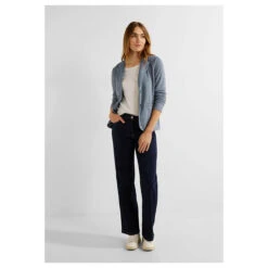 Cecil Piqué Blazer Deep Lake Green 8 Cecil Piqué Blazer Deep Lake Green -Modebekleidungs Geschäft cecil pique blazer blau 24926 vorne