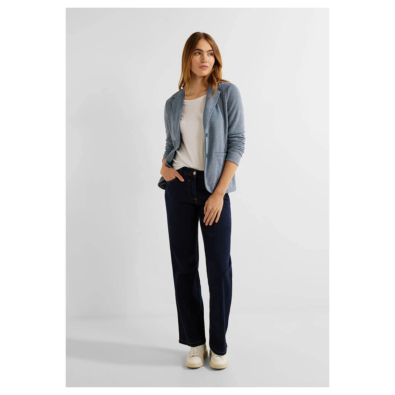 Cecil Piqué Blazer Deep Lake Green 4 Cecil Piqué Blazer Deep Lake Green – Bild 4