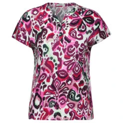 Cecil Damen T-Shirt Bloomy Pink Printed