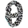 Cecil Damen Loop Tuch Black White Printed