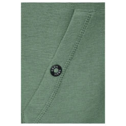 Cecil Damen Hoodie Shirtjacke Solid Raw Salvia Green 9 Cecil Damen Hoodie Shirtjacke Solid Raw Salvia Green -Modebekleidungs Geschäft cecil solid jacket sweatjacke gruen 15315 detail