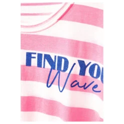 Cecil Stripe Mix T-Shirt Soft Neon Pink -Modebekleidungs Geschäft cecil stripe mix shirt rosa 32735 detail