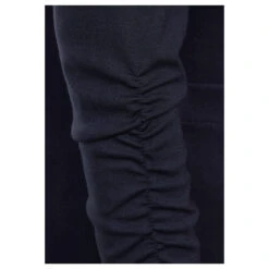 Cecil Damen Sweat Blazer Night Sky Blue -Modebekleidungs Geschäft cecil sweat blazer with gathering detail blau 14077 detail seite