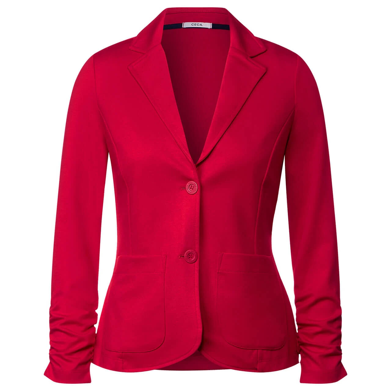 Cecil Damen Sweat Blazer Casual Red 1 Cecil Damen Sweat Blazer Casual Red