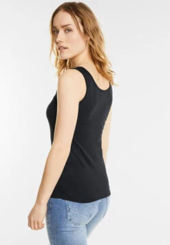 Cecil Linda Top Black -Modebekleidungs Geschäft cecil top linda black 10001 hinten6xqvmkiidz2ie