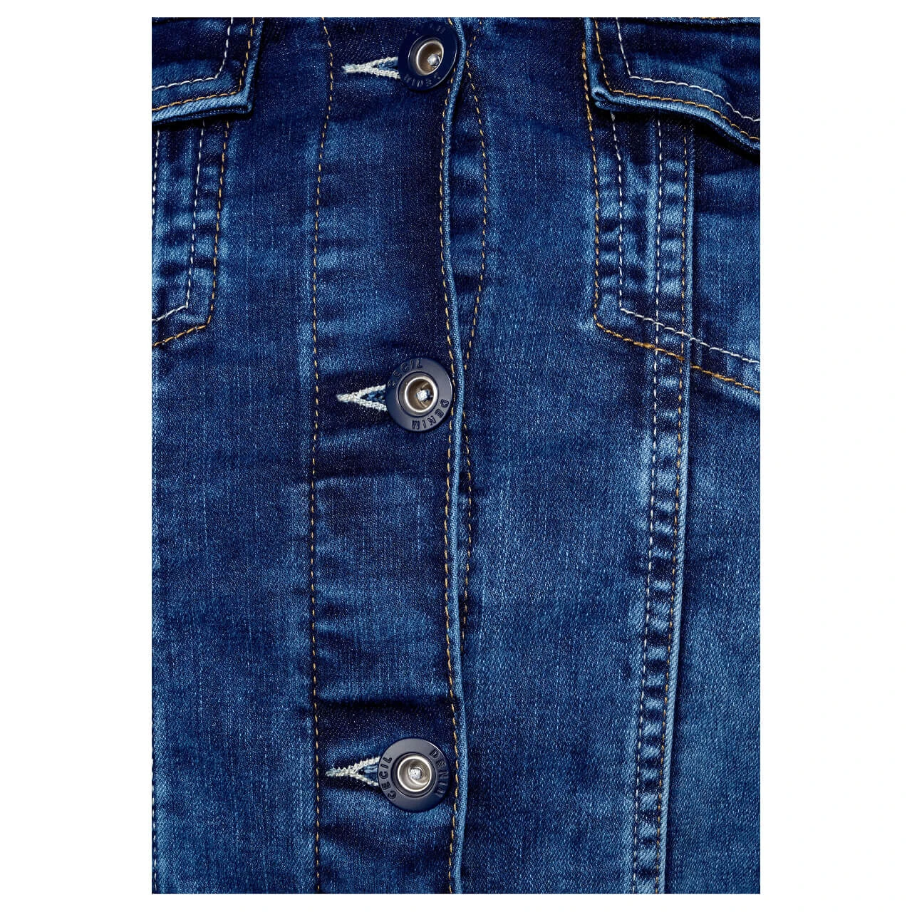 Cecil Jeansjacke Mid Blue Used 2 Cecil Jeansjacke Mid Blue Used – Bild 2