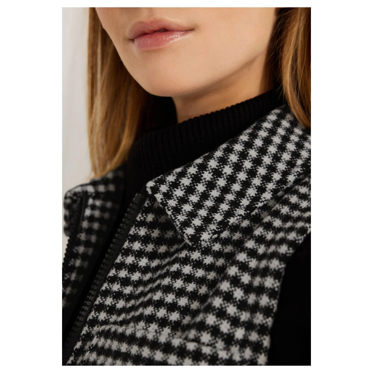 Cecil Damen Weste Jacquard Black 5 Cecil Damen Weste Jacquard Black – Bild 5