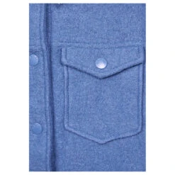 Cecil Damen Jacke Wool Shirt Jacket Water Blue -Modebekleidungs Geschäft cecil wool shirt jacket hemdjacke blau 15298 detail