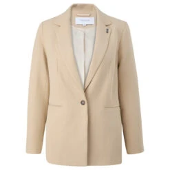 Comma Damen Blazer Sandy Brown